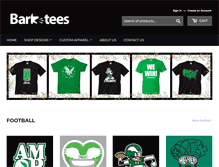 Tablet Screenshot of barktees.com